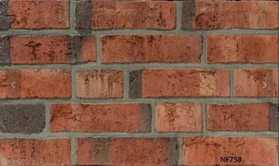 £29.50 • Buy BRICK SLIPS BRICK TILES WALL CLADDING. Colour 758