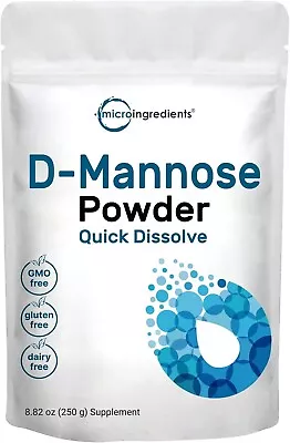 Organic D Mannose Powder 8.8 Ounce (250 Grams) Maximum Strength To Powerfully  • $78.93