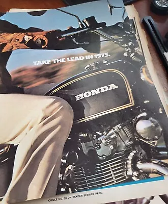 1975 Honda Motorcycle 8 Page Ad • $2