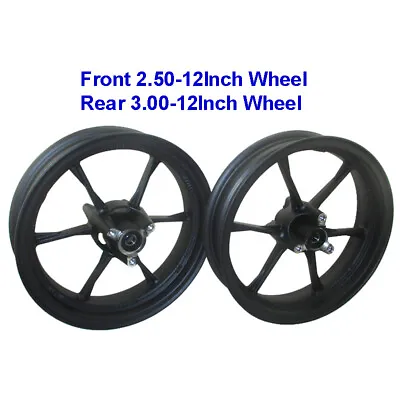 12 In Wheel Rims 3-Hole Front 2.50 Rear 3.00 For Supermoto Pit Bike Dirt Motard • $249.99