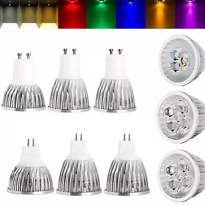 Dimmable LED Spotlight Bulbs 9W 12W 15W GU10 110V 220V MR16 12V Lamp 8 Colors GM • £3.13