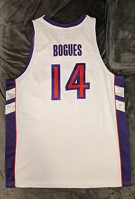 MUGGSY BOGUES Reebok TORONTO RAPTORS AUTHENTIC Jersey 52 NBA Hornets Carter • $499.99