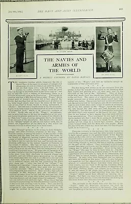 1902 Print Navies & Armies Of The World News Snippets Navy Call Review Order • $102.17