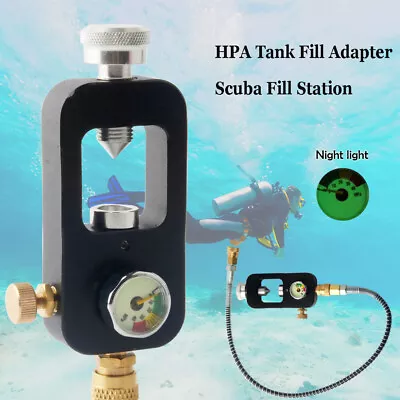 High Pressure Paintball PCP Scuba Diving Air Fill Station 4500Psi Tank Adapter • $35.99