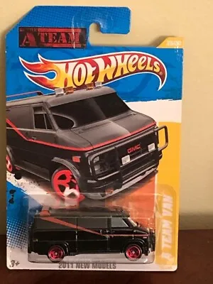 Hot Wheels A-Team Van 39/50 Black 2011 New Models 1:64 - NEW IN A PACK           • $24.95