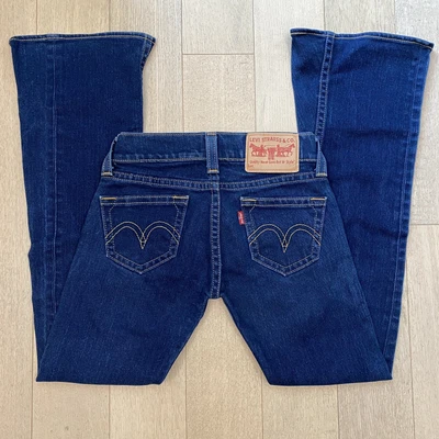 £68.44 • Buy Levis Type 1 Vintage Jeans Low Rise Bell Bottom Flare Stretch Womens Juniors 1M