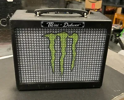 Fender MD20 Mini Deluxe Electric Guitar Amp Rare Monster Energy Edition Tiny • $24.94