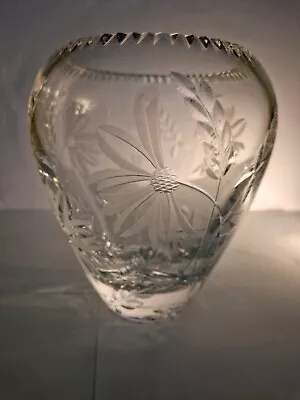 £49.99 • Buy ROYAL BRIERLEY ? CRYSTAL  ~CORNFLOWER~ 7  Vase