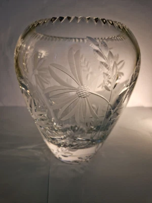£49.99 • Buy ROYAL BRIERLEY ? CRYSTAL  ~CORNFLOWER~ 7  Vase