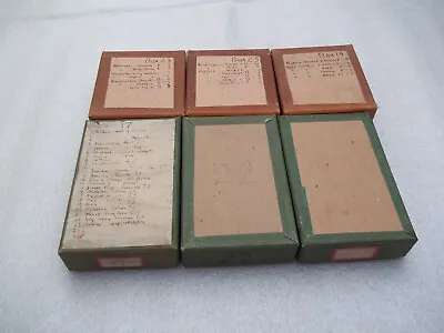 Vintage Glass Microscope Slides - 6 X Boxes • $199.21