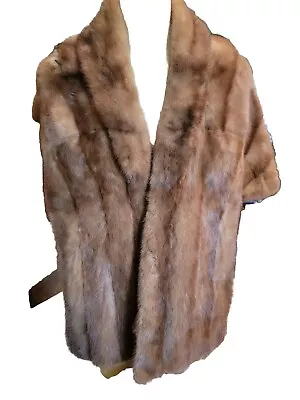 Bamberger's New Jersey Mink Fur Stole Cape • $49.99