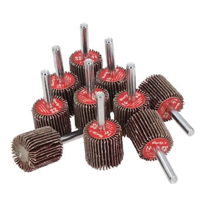 £8.93 • Buy 60 Grit 25mm Flap Wheel Disc Abrasive Sanding Pads For Drills 6mm Shank