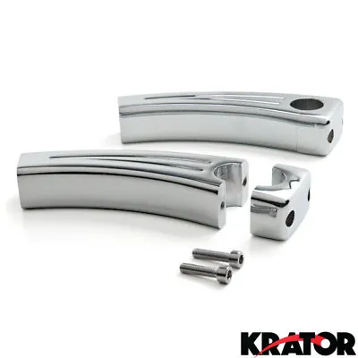 5.5  Chrome Handlebar Riser For Honda VTX 1800 TYPE C R S N F T RETRO • $37.99