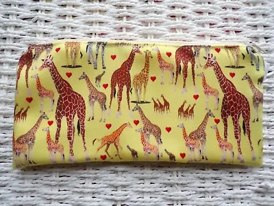 Giraffe Giraffes Pencil Case Small Make Up Stationery Gift Birthday Bag Cases UK • £5.97