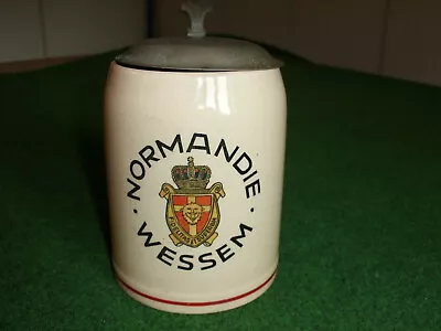 Vintage Bavarian German Stoneware Beer Stein Tankard - Pint - Man Cave • £7.95