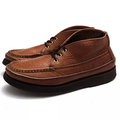 Russell Moccasin Boots CHUKKA BOOTS Leather Brown Size 8 • $326