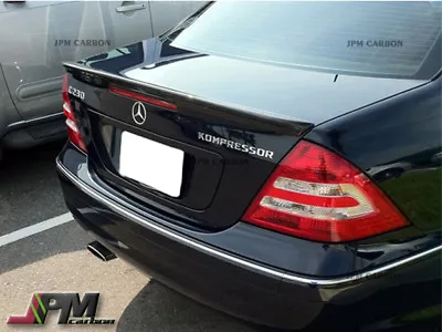 00-07 C230 C280 C320 Sedan 4Dr M-BENZ W203 Carbon Fiber AMG Style Trunk Spoiler • $169.99