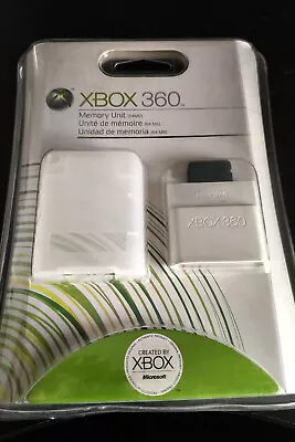 OFFICIAL MICROSOFT XBOX 360 64mb MEMORY CARD UNIT  NEW SEALED FREE SHIPPING • $38.99