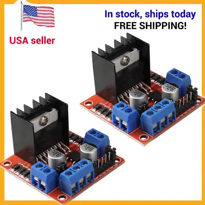 2-Pack DC Stepper Motor Driver Module L298N Dual H Bridge Ctl Board For Arduino • $9.99