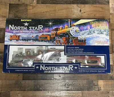 Bachmann North Star  Express G Scale Complete Train Set  1993 New Open Box 1263 • $199.99