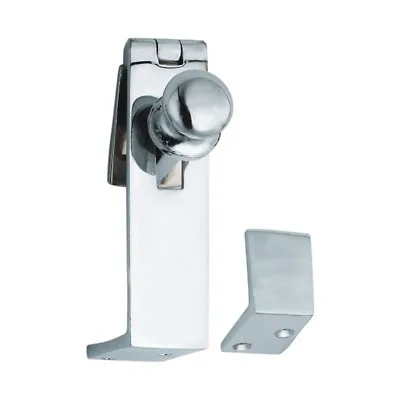 Counter Flap Catch Satin Chrome Bar Pub Shop Counter Flap Latch + Stay & Screws • £13.31