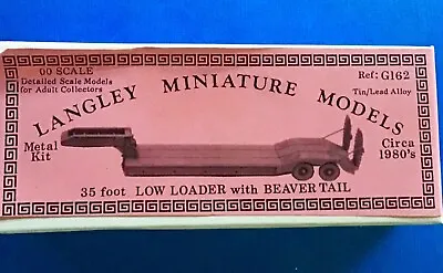 Langley Miniature Models 35ft Low Loader With Beaver Tail. G162. Unused. • £29