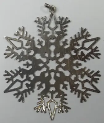 1979 Metropolitan Museum Of Art MMA Sterling Silver Christmas Snowflake Ornament • $89.99