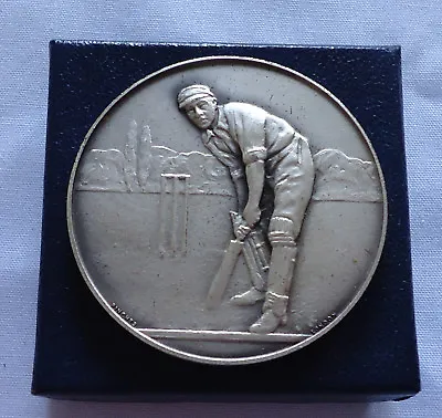 £14.95 • Buy Vintage Sport Medal Cricket John Pinches