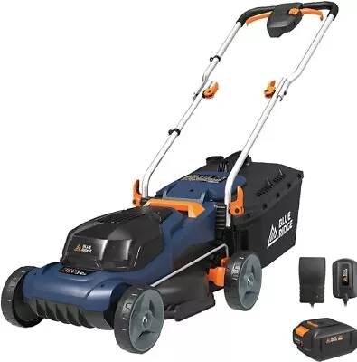 BLUE RIDGE 36V Cordless Lawnmower With 2.0 Ah Li-ion  With Battery&Charger • £119