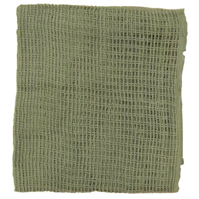 100% Cotton Green Face Veil Scrim Scarf Hide Netting Head Net Headover • £5.95