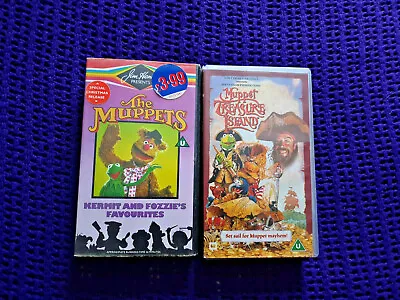 £7.99 • Buy Disneys Jim Henson - Treasure Island & Kermit & Fozzies Favourites 2xVHS
