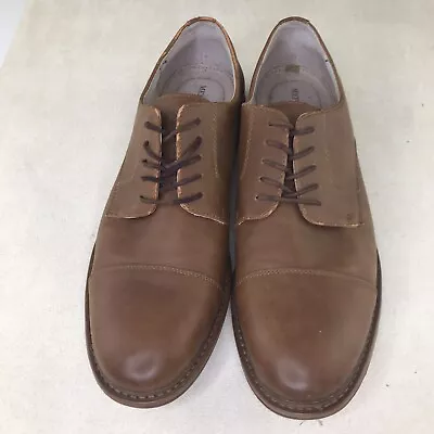 MERONA Men’s Brown Leather Oxford Lace Up Shoes Sz 12 Great Condition! RN#17730 • $29.99