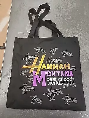 Hannah Montana Best Of Both Worlds Tour Tote Bag Miley Cyrus • $15