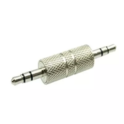 3.5mm Male To 3.5mm Male Headphone Jack Adapter Coupler Extender • £3.48