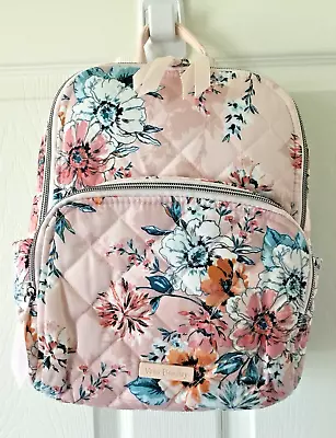 Vera Bradley ~   Peach Blossom Bouquet  ~ Small Backpack ~ NWT • $84.50
