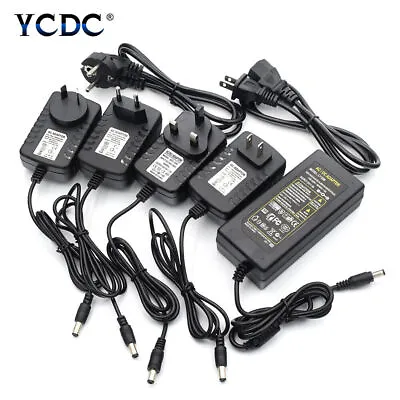 5-24V Power Supply Adapter Transformer For Strip Light LED Driver DVD CCTV 4F0F • £17.24