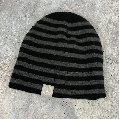NWOT Mercedes Benz Striped Soft Luxe Knit Hat Beanie • $35.98