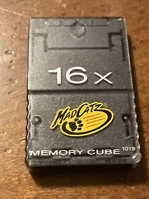 Mad Catz Black Memory Cube 1019 16X Nintendo GameCube *NOT TESTED* Read Please • $7.99