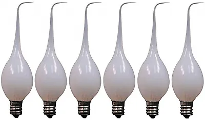 $12.94 • Buy 6-Pack, Silicone Dipped Candle Light Bulbs, 7 Watt, Longer Life Country Style