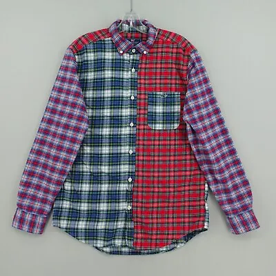 Vineyard Vines Tucker Patchwork Flannel Shirt Mens Medium Multicolor Long Sleeve • $24.99
