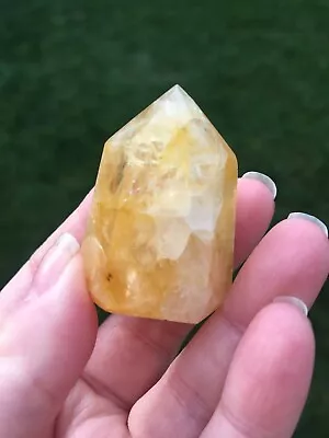 Golden Healer Quartz AAA Grade Crystal 40g 4cm Tower Point Obelisk Healing • £9