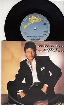 Michael Jackson - Wanna Be Startin' Somethin' - Uk Import 45 Wps - Great Shape • $9.99