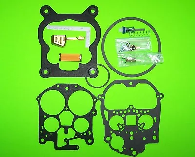 Rochester Quadrajet Carburetor Rebuild Kit  W/ Brass Float & Filter 79 -85 Chevy • $40.95