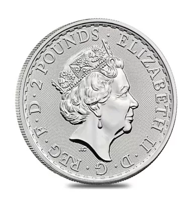 2023 Great Britain 1 Oz .999 Fine Silver Britannia Queen Elizabeth • $42.50