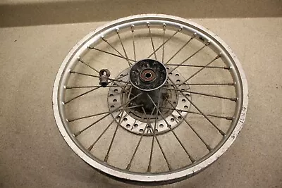 1984-1995 Honda CR80R Front Rim Wheel Hub Rim Spokes 17 X 1.40 S21 5460 Z3 • $90.11