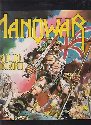 Manowar-Hail To England.Rare LP. • $50