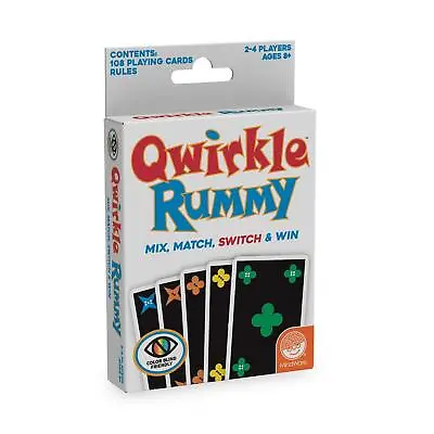 MindWare   Qwirkle Rummy (Colour-Blind-Friendly)   Family Card Game   Ages 8+    • £9.94