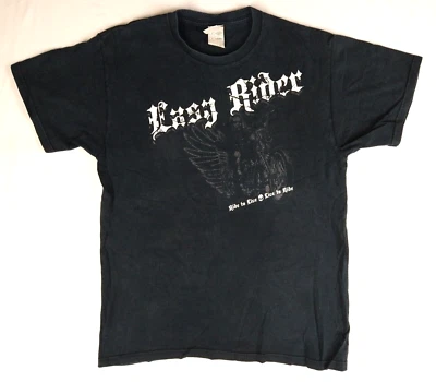 $29.99 • Buy RARE Easy Rider T-Shirt (Mens Size L Large) Ride To Live / To Ride, Motorcycle T