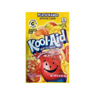 £3.99 • Buy Kool Aid Sachet X10 Peach Mango   BEST BEFORE SEPT 2023 +1 FREE
