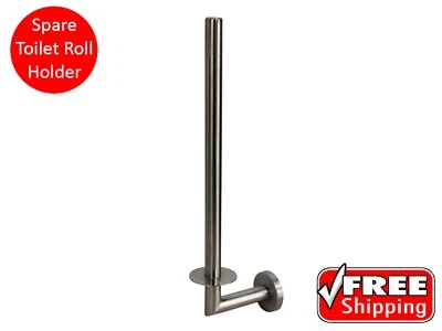$34.95 • Buy Spare Toilet Roll Holder Paper Stainless Steel Wall Mount New